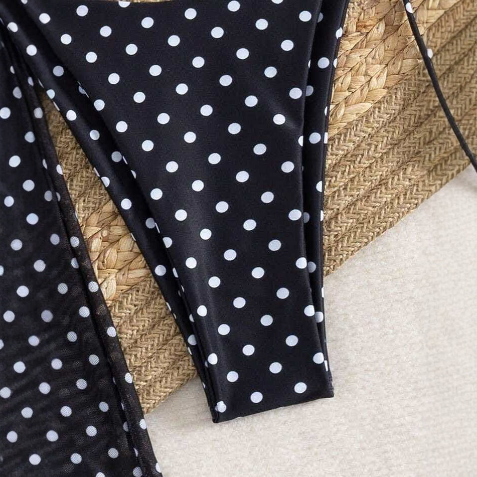 Ladies Stylish Beach Dress with Dots StylebySassy