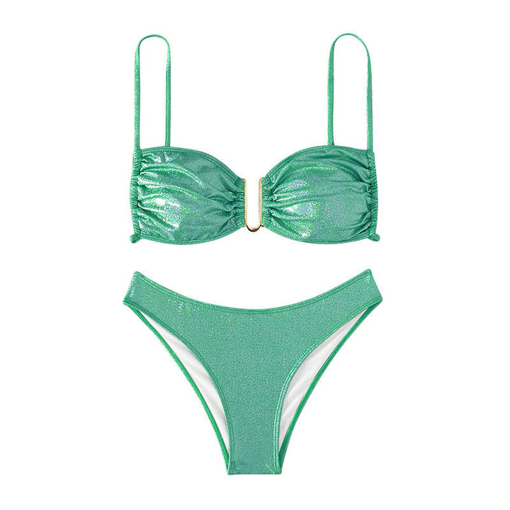 Women's sparkling bikini with adjustable straps and elegant detail StylebySassy