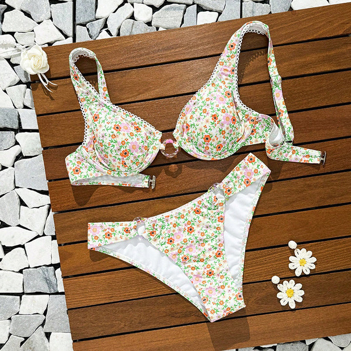 Women's Floral Print Bikini Set StylebySassy