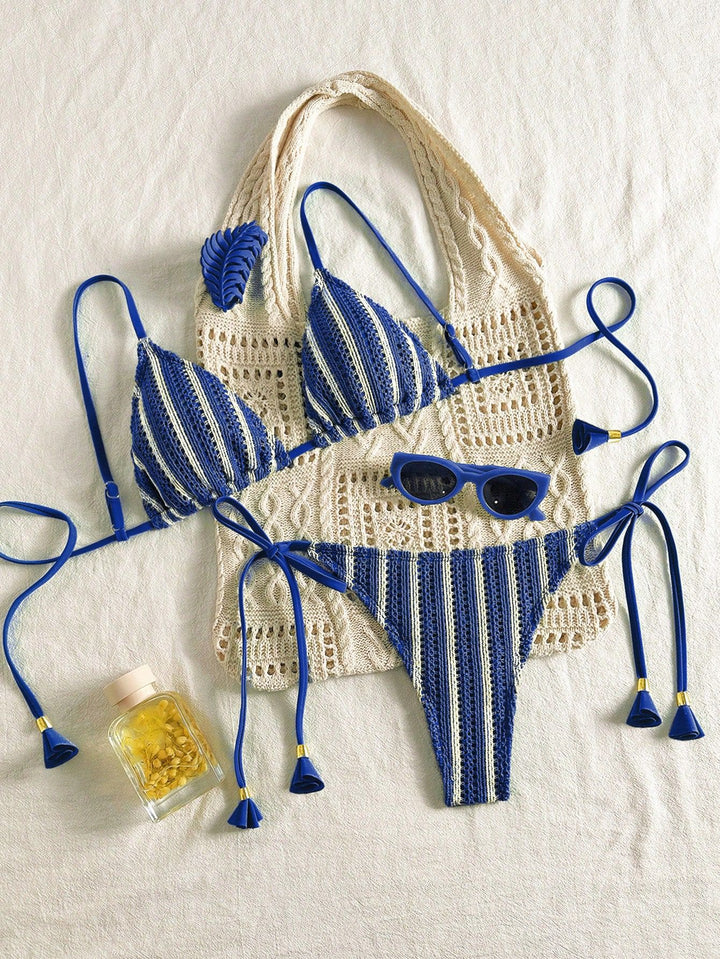 Women Strappy Bikini Set with Adjustable Straps StylebySassy