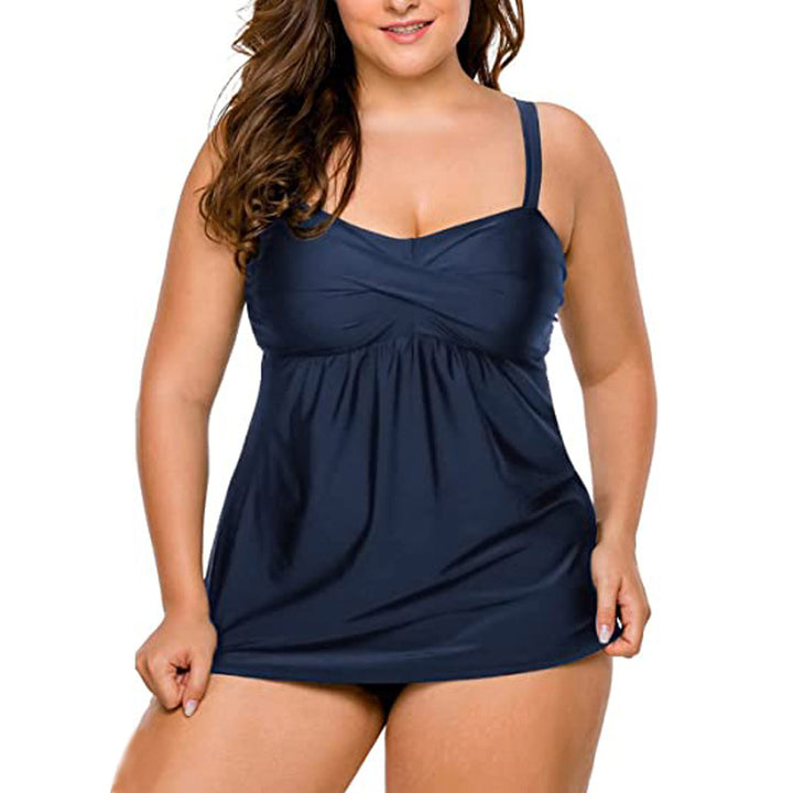 Women's tankini swimsuit with flattering cut and adjustable straps StylebySassy