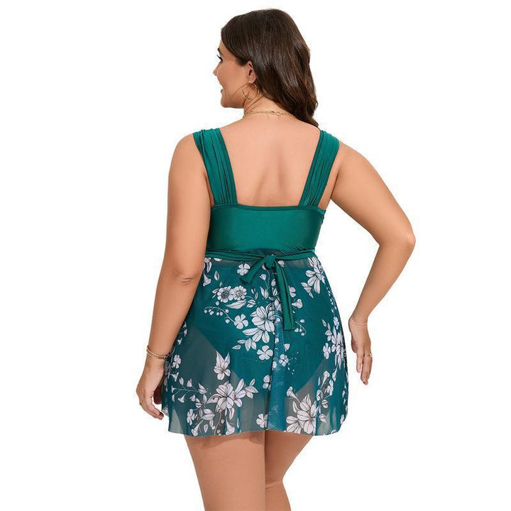 Ladies beach dress with transparent overlay StylebySassy