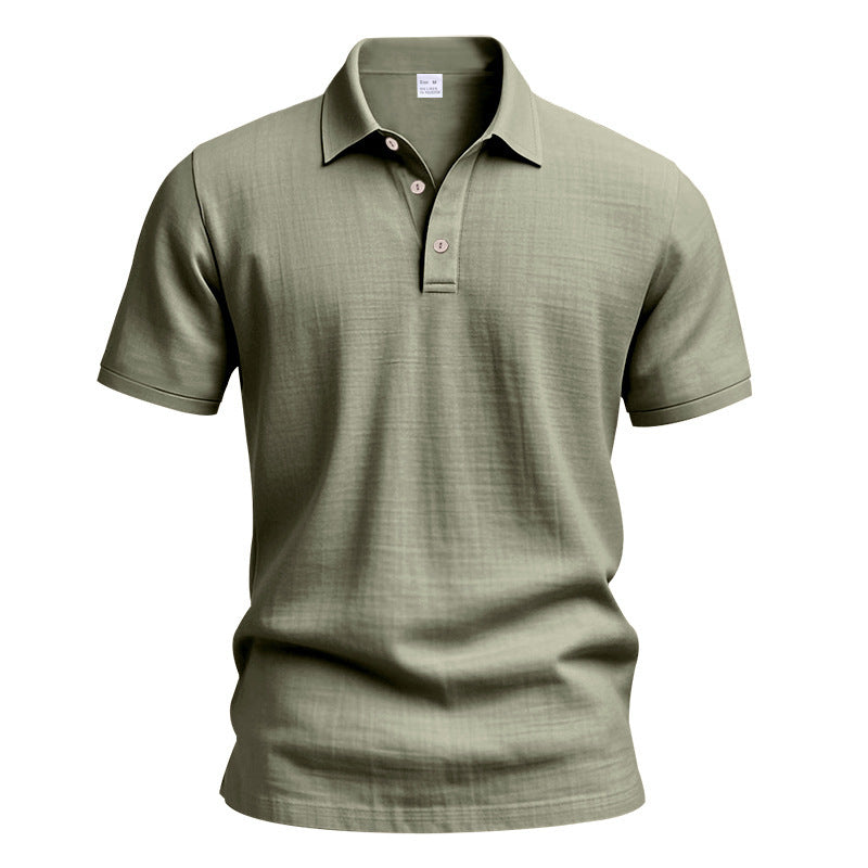 Men's nano lightweight structured polo with kent collar and concealed button placket StylebySassy
