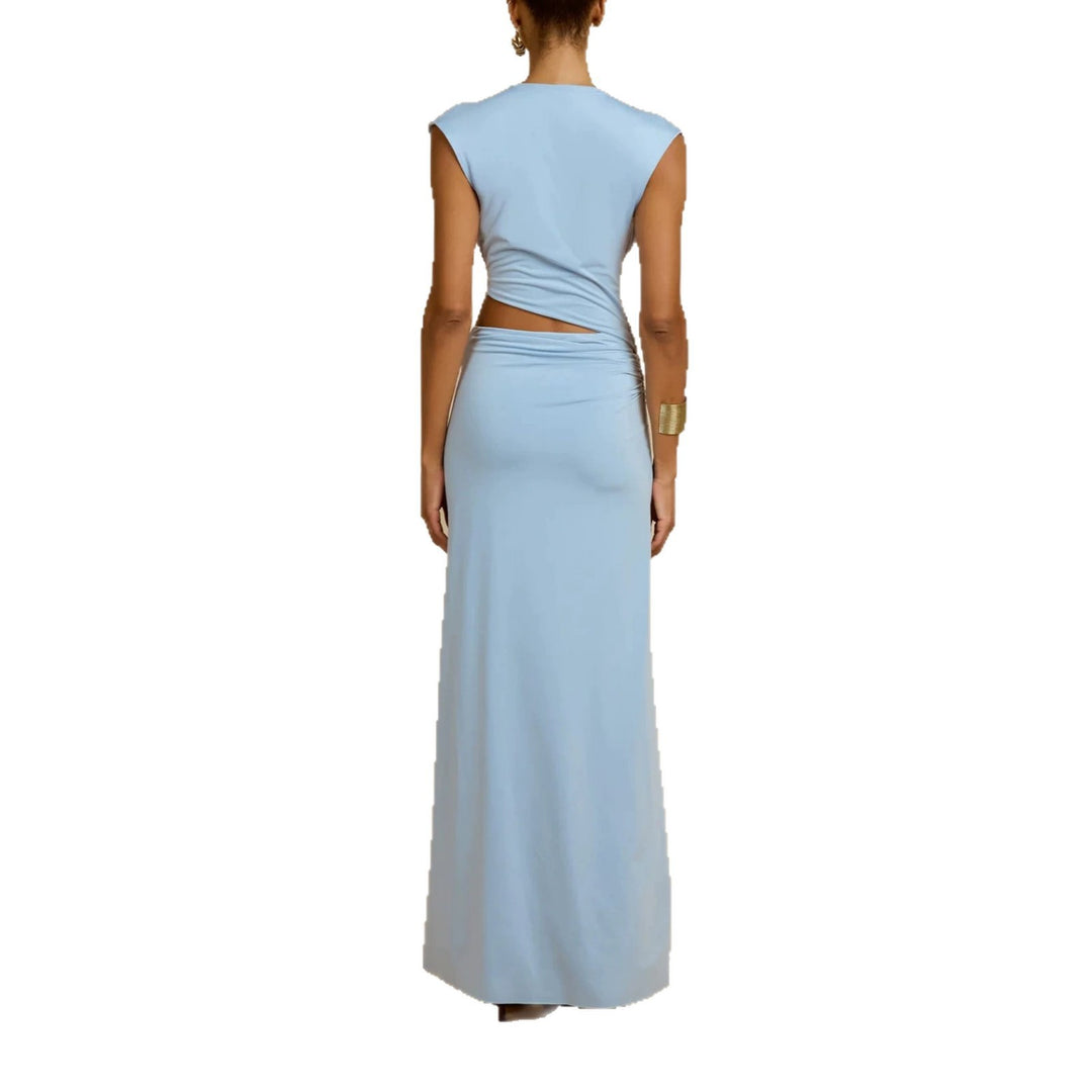 Women’s maxi dress with sophisticated wrap detail StylebySassy