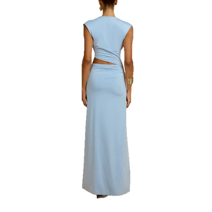 Women’s maxi dress with sophisticated wrap detail StylebySassy