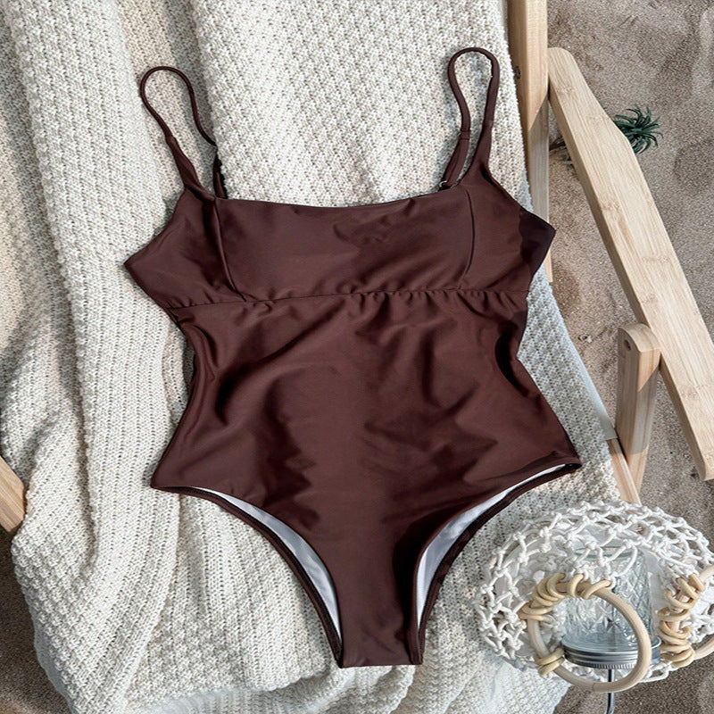 Women One-Piece Swimsuit with Adjustable Straps StylebySassy