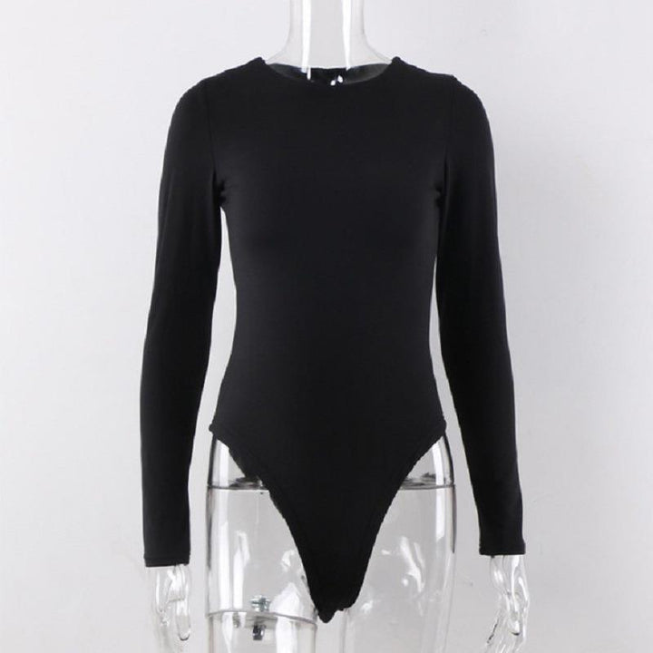 Women's Long Sleeve Bodysuit with Elegant Cut StylebySassy