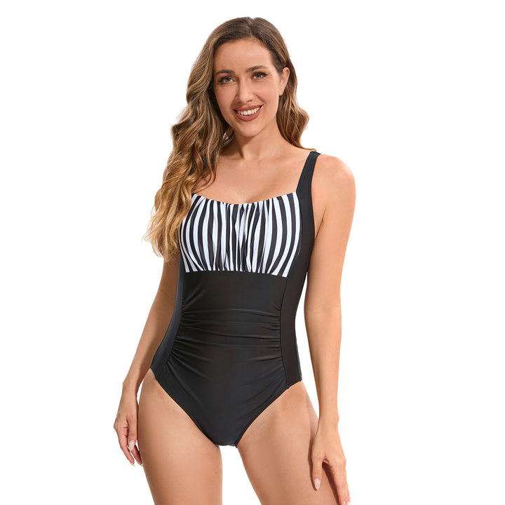 Women’s One-Piece Swimsuit with Fashionable Ruffle Details StylebySassy