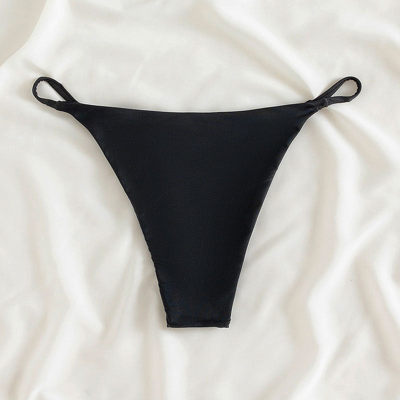 Women's bikini bottoms with elegant cut and adjustable sides