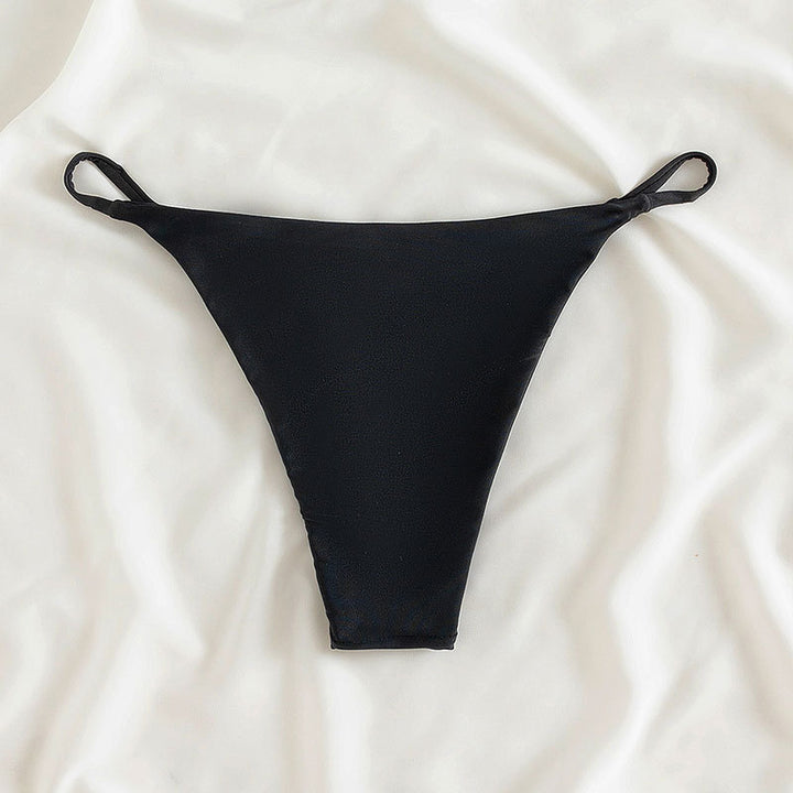 Women's bikini bottoms with elegant cut and adjustable sides