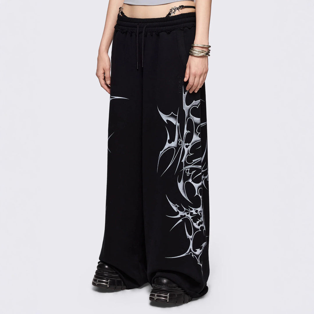 Women's Urban Baggy Pants with Graphics StylebySassy