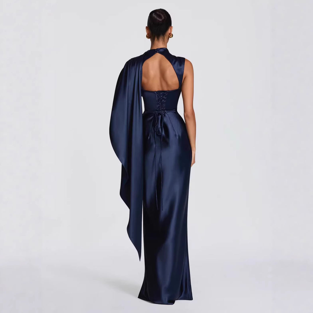 Women Long Sleeve Evening Dress StylebySassy