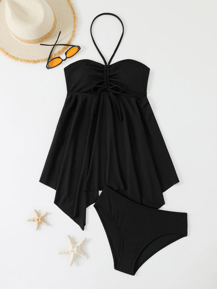 Women's tankini with casual top and stylish skirt StylebySassy