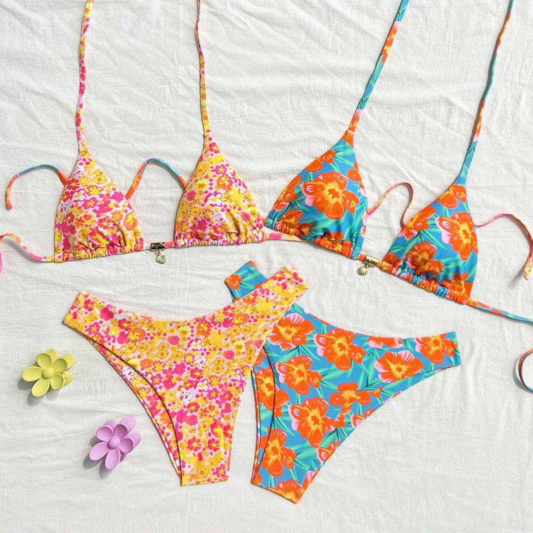 Women's bikini set with trendy patterns StylebySassy