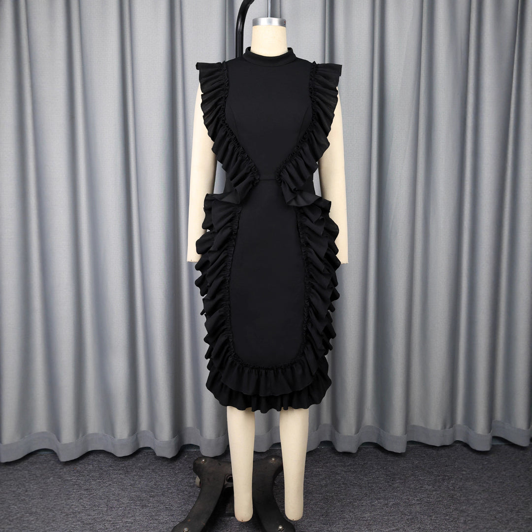 Women Designer Dress with Ruffle Details StylebySassy