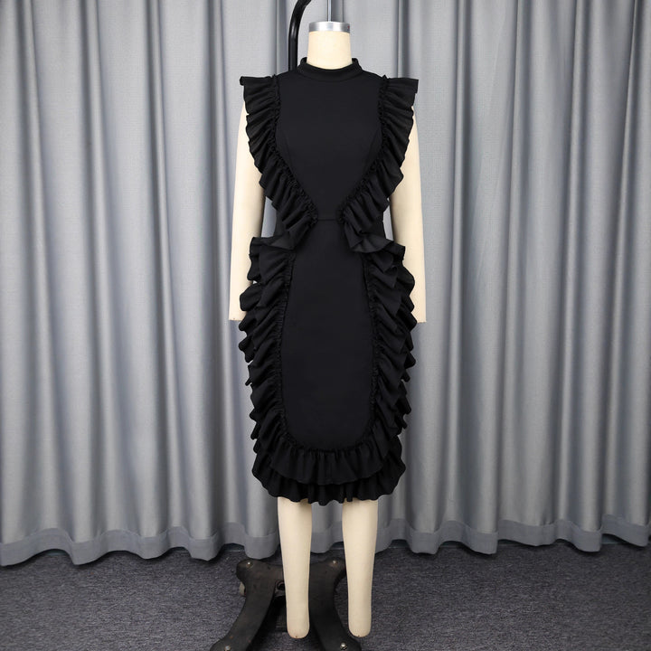 Women Designer Dress with Ruffle Details StylebySassy