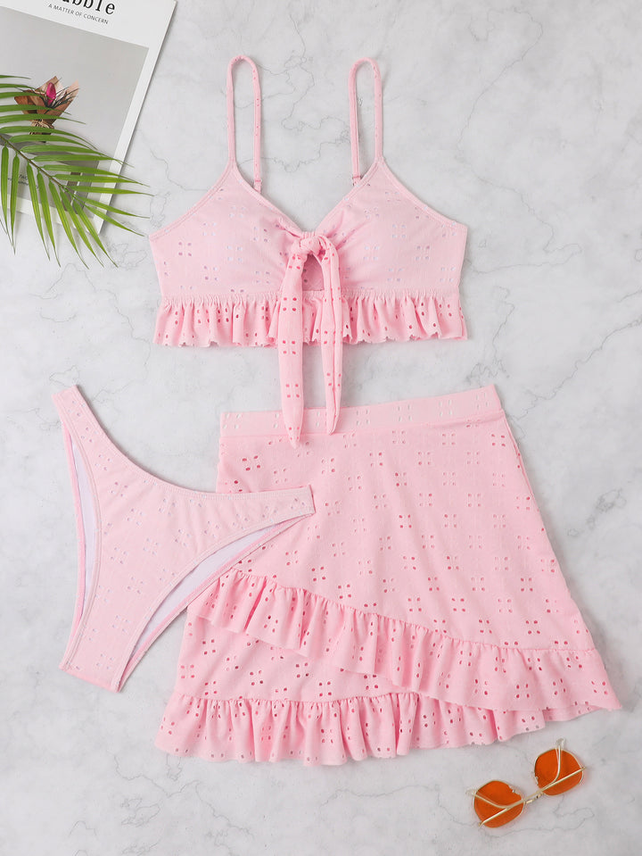 Women's Bikini Set with Ruffle Details StylebySassy