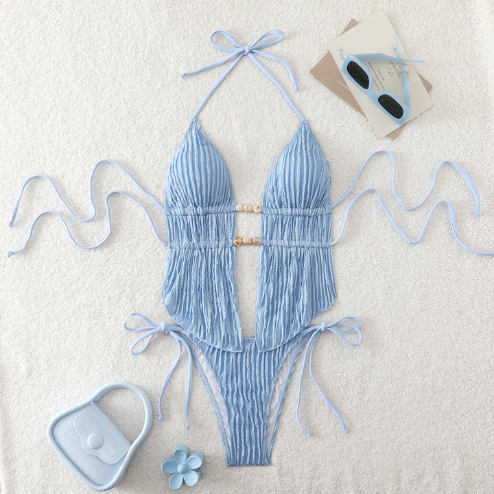Women High Quality Ribbed Bikini with Adjustable Straps StylebySassy