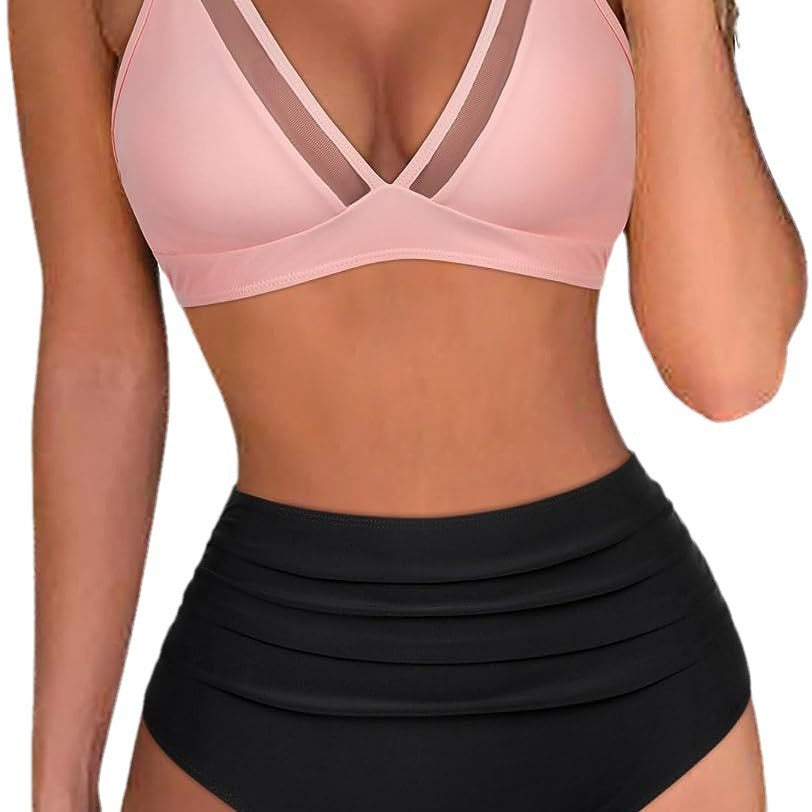 Women's sporty bikini set with breathable mesh cut-out StylebySassy