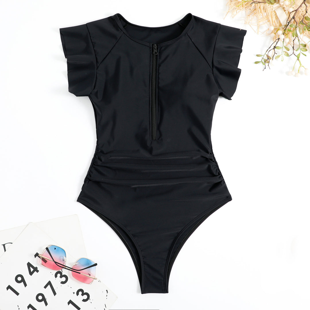 Women's sporty jumpsuit with short sleeves StylebySassy