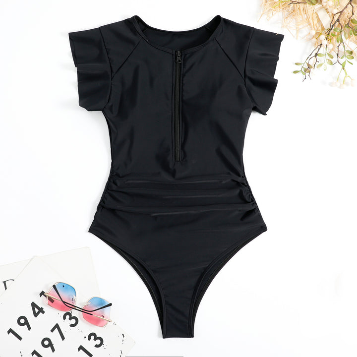 Women's sporty jumpsuit with short sleeves StylebySassy