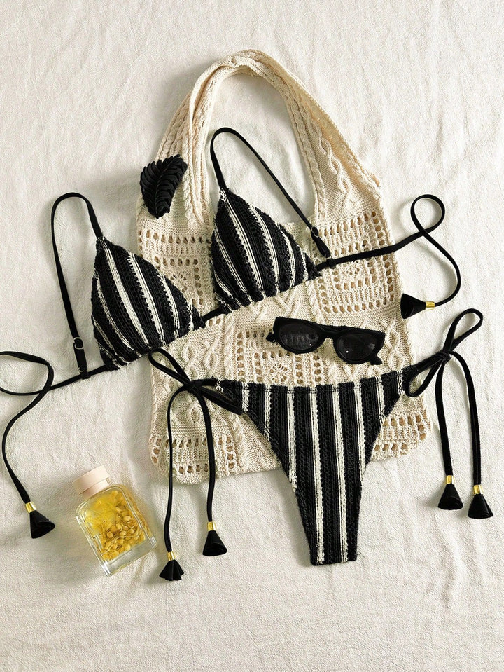 Women Strappy Bikini Set with Adjustable Straps StylebySassy