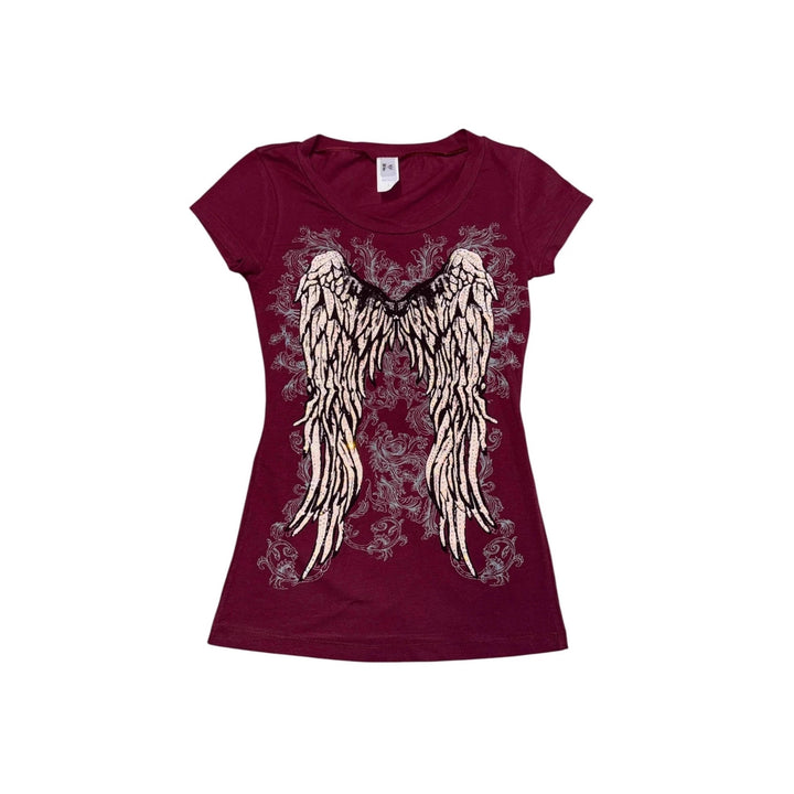 Women's T-Shirt with Angel Print StylebySassy