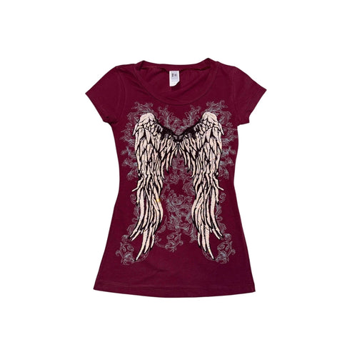 Women's T-Shirt with Angel Print StylebySassy