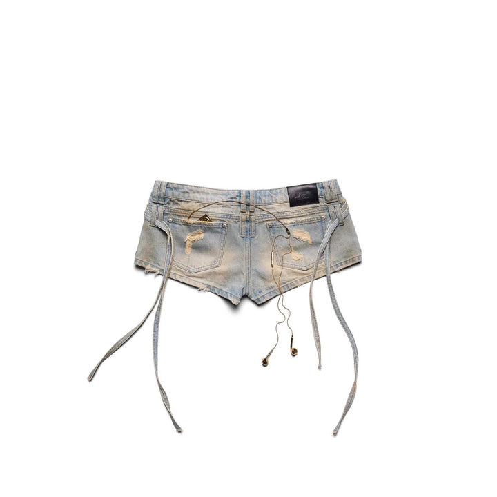 Women Stylish Denim Shorts with Adjustable Waistband StylebySassy
