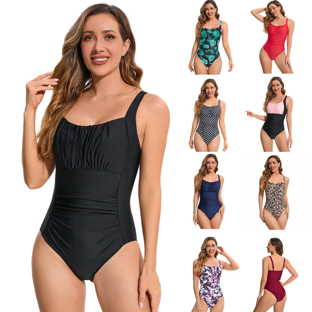 Women’s One-Piece Swimsuit with Fashionable Ruffle Details StylebySassy