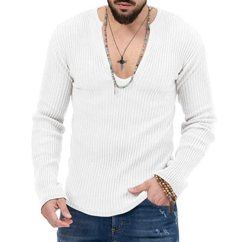 Men's lightweight fleece shirt jacket with snap button placket and side pockets StylebySassy