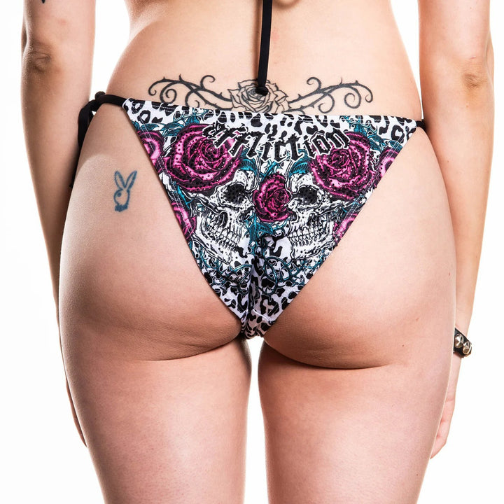 Women's Triangle Bikini with Skulls Design StylebySassy