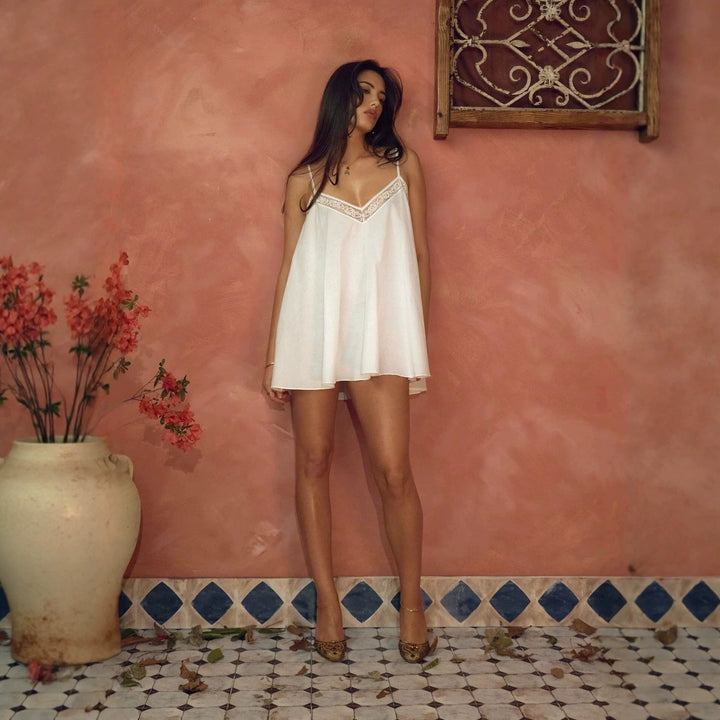 Women's Playful Ruffle Dress Made of Soft Chiffon StylebySassy