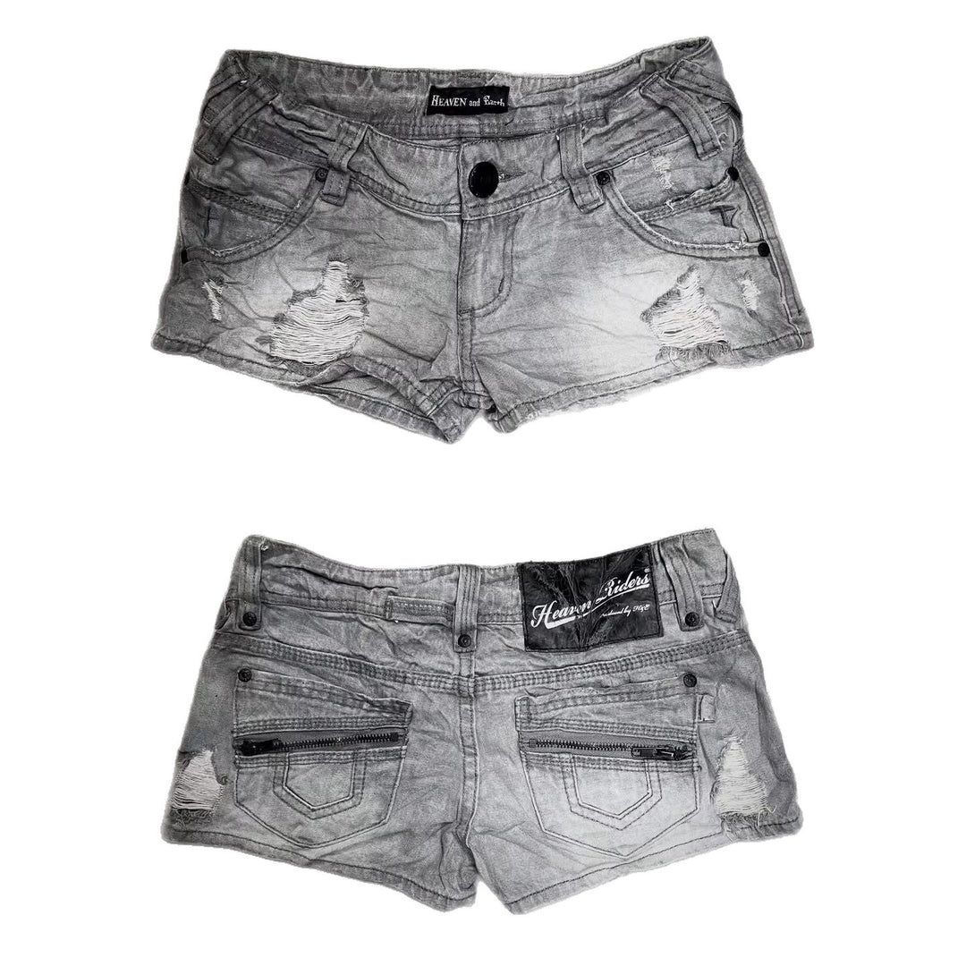 Ladies trendy Jeans Shorts with distressed details StylebySassy