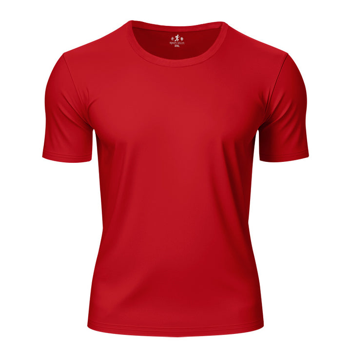 Unisex nan moisture-wicking functional T-shirt with round neck and light stretch StylebySassy