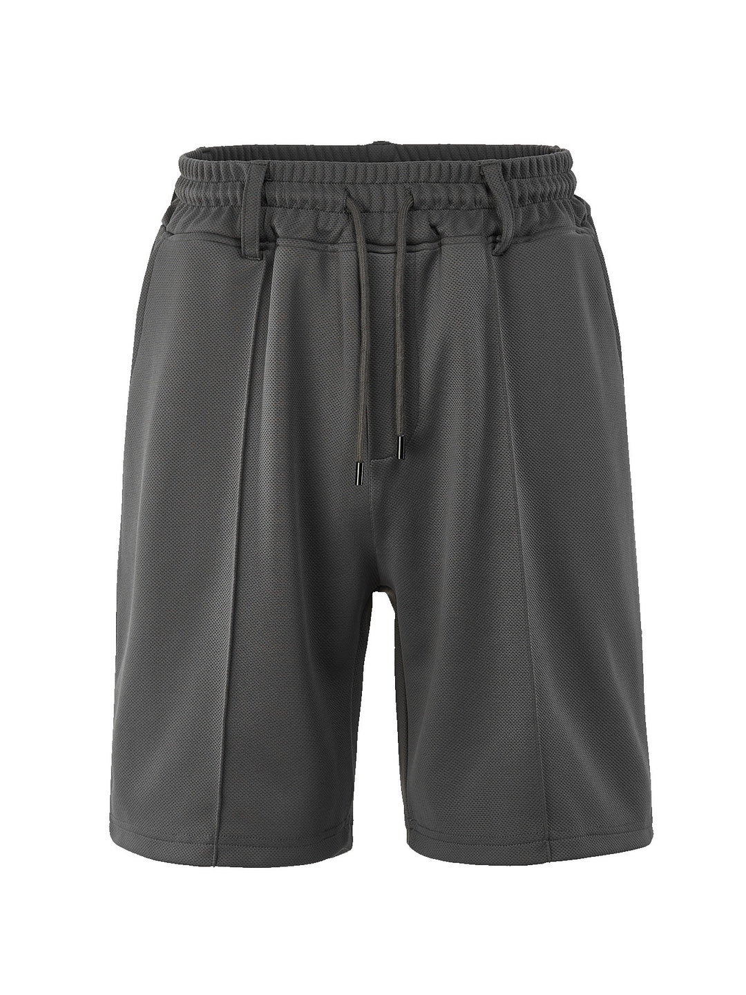 Men's nano technical mesh structure shorts with crease, belt loops and elastic drawstring waistband StylebySassy