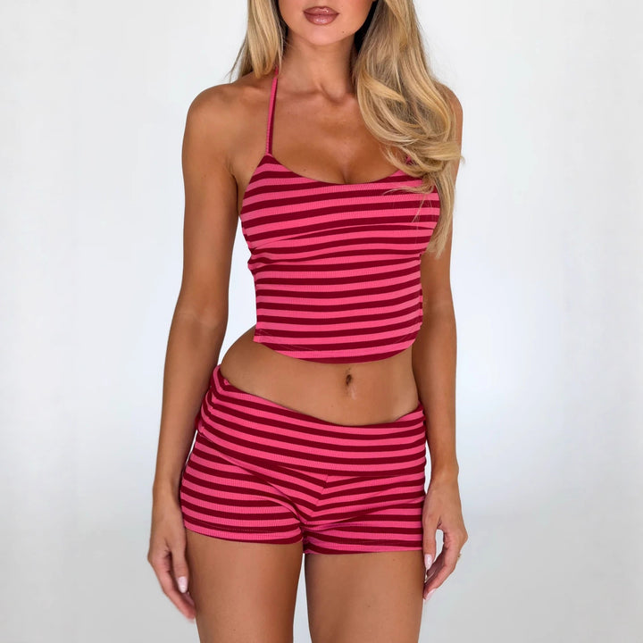 Women Sporty Short Trousers with Wide Waistband StylebySassy