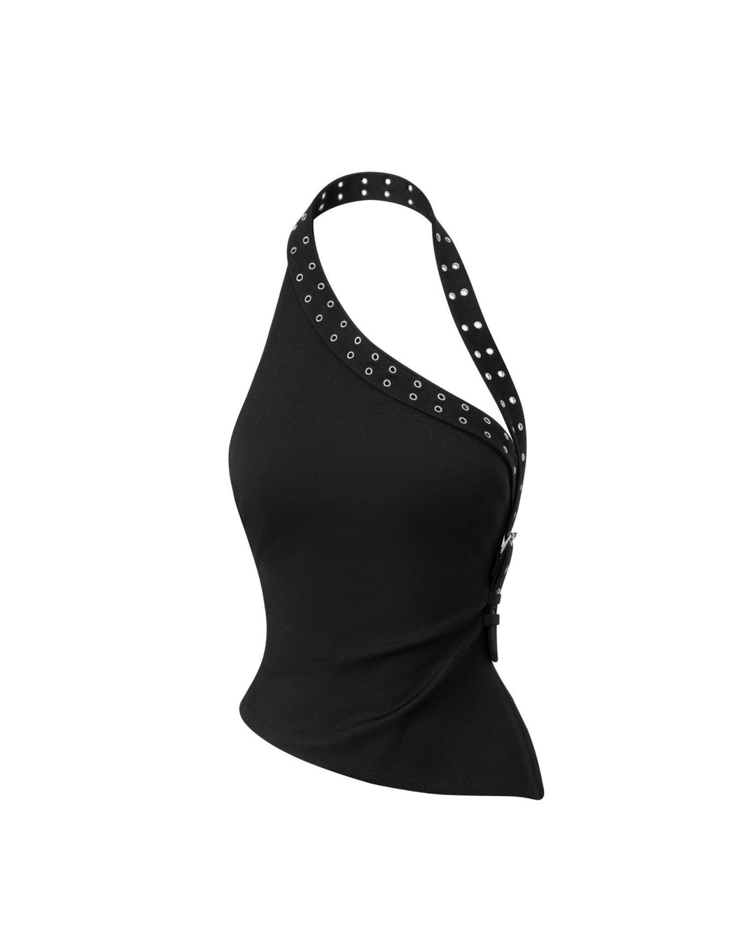 Women's Innovative Cut-Out Top with Decorative Eyelets StylebySassy