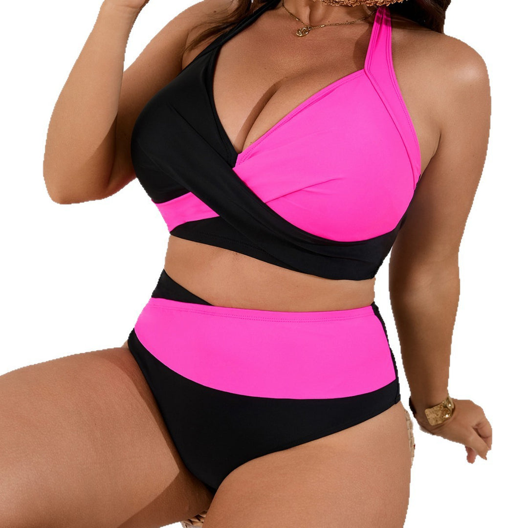 Ladies Sporty Wrap Bikini with High Waist Pants StylebySassy