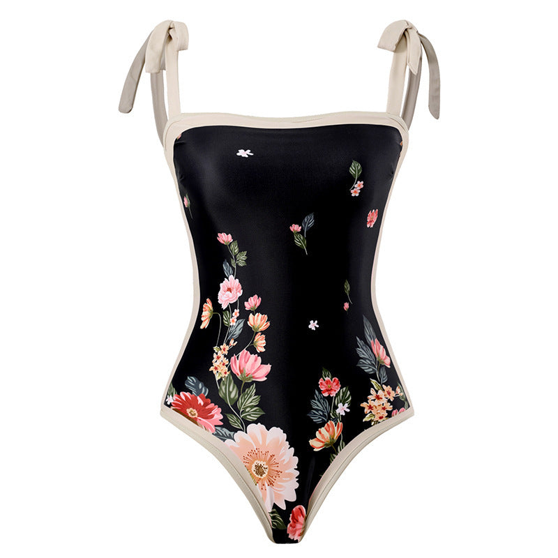 Women Elegant Swimsuit with Floral Design StylebySassy