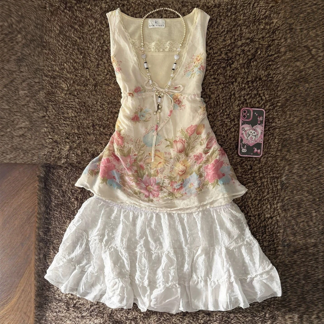 Women Playful Flower Top StylebySassy