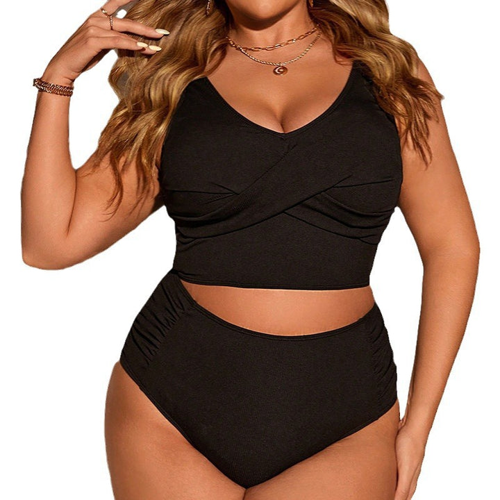 Women’s bikini set with fashionable ribbed design and elegant cut StylebySassy
