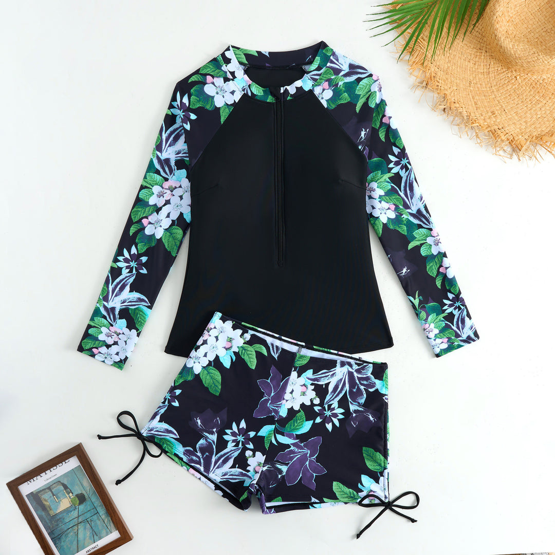 Ladies Sporty Long Sleeve Surf Wetsuit StylebySassy