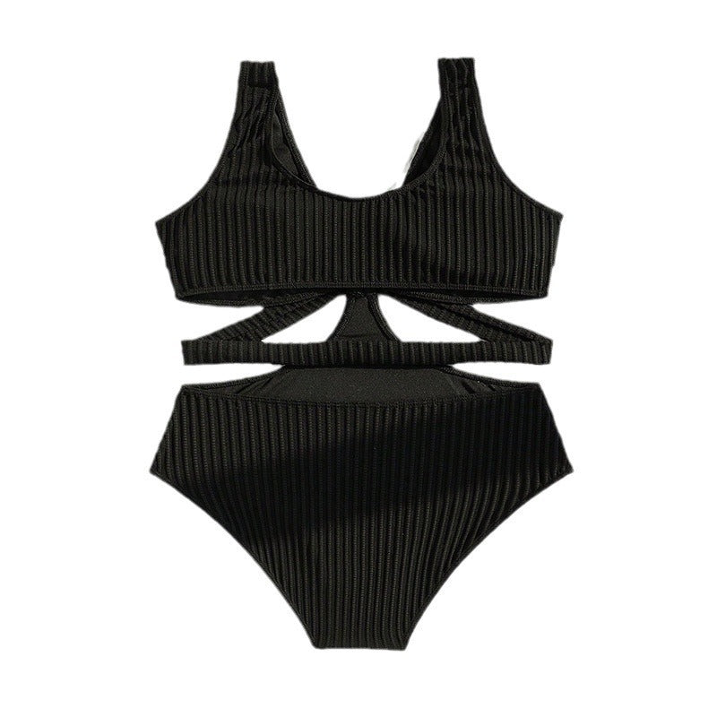 Women’s one-piece swimsuit with intricate cut-out details StylebySassy