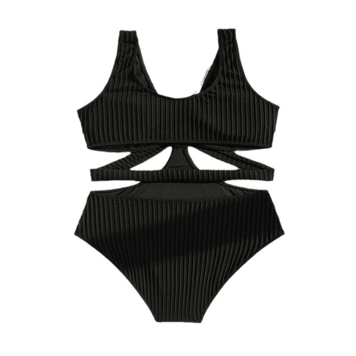 Women’s one-piece swimsuit with intricate cut-out details StylebySassy