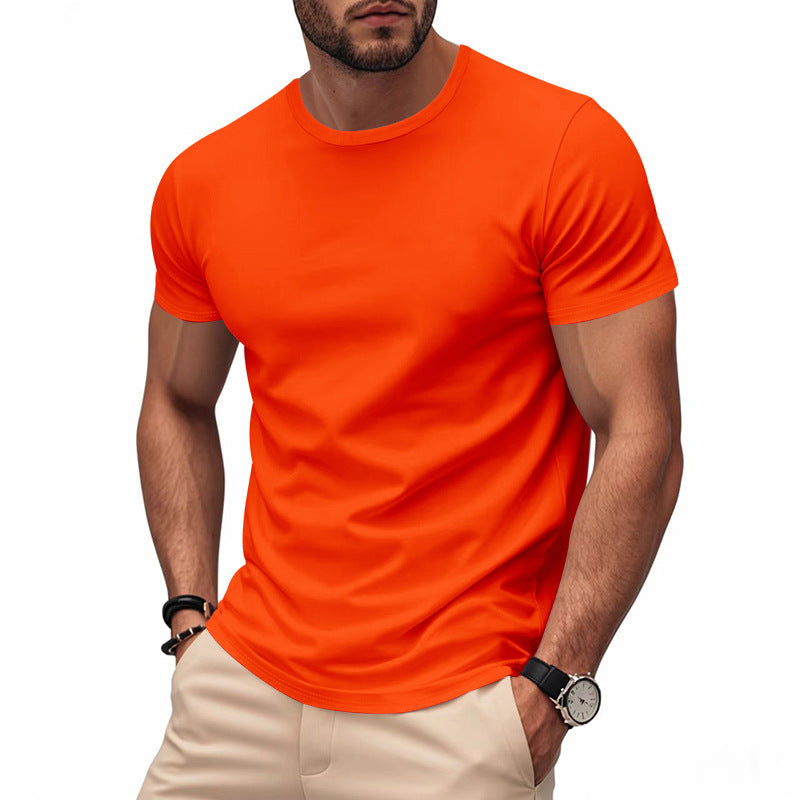 Unisex nan moisture-wicking functional T-shirt with round neck and light stretch StylebySassy