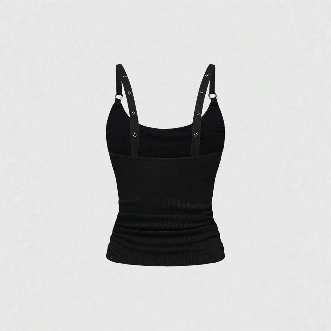 Ladies Refined Top with Elastane Content and Sparkling Details StylebySassy