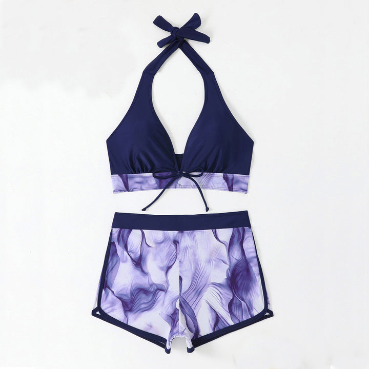 Women's Triangle Bikini Set with Short Pants StylebySassy