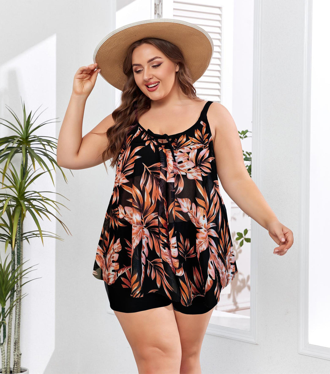 Women's Leisure Swim Outfit with Flowing Cut StylebySassy