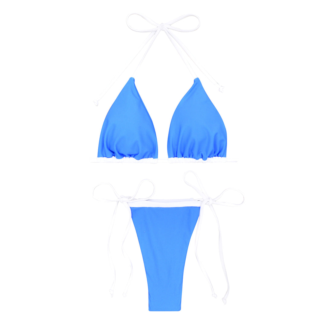 Women's triangle bikini with adjustable ties StylebySassy